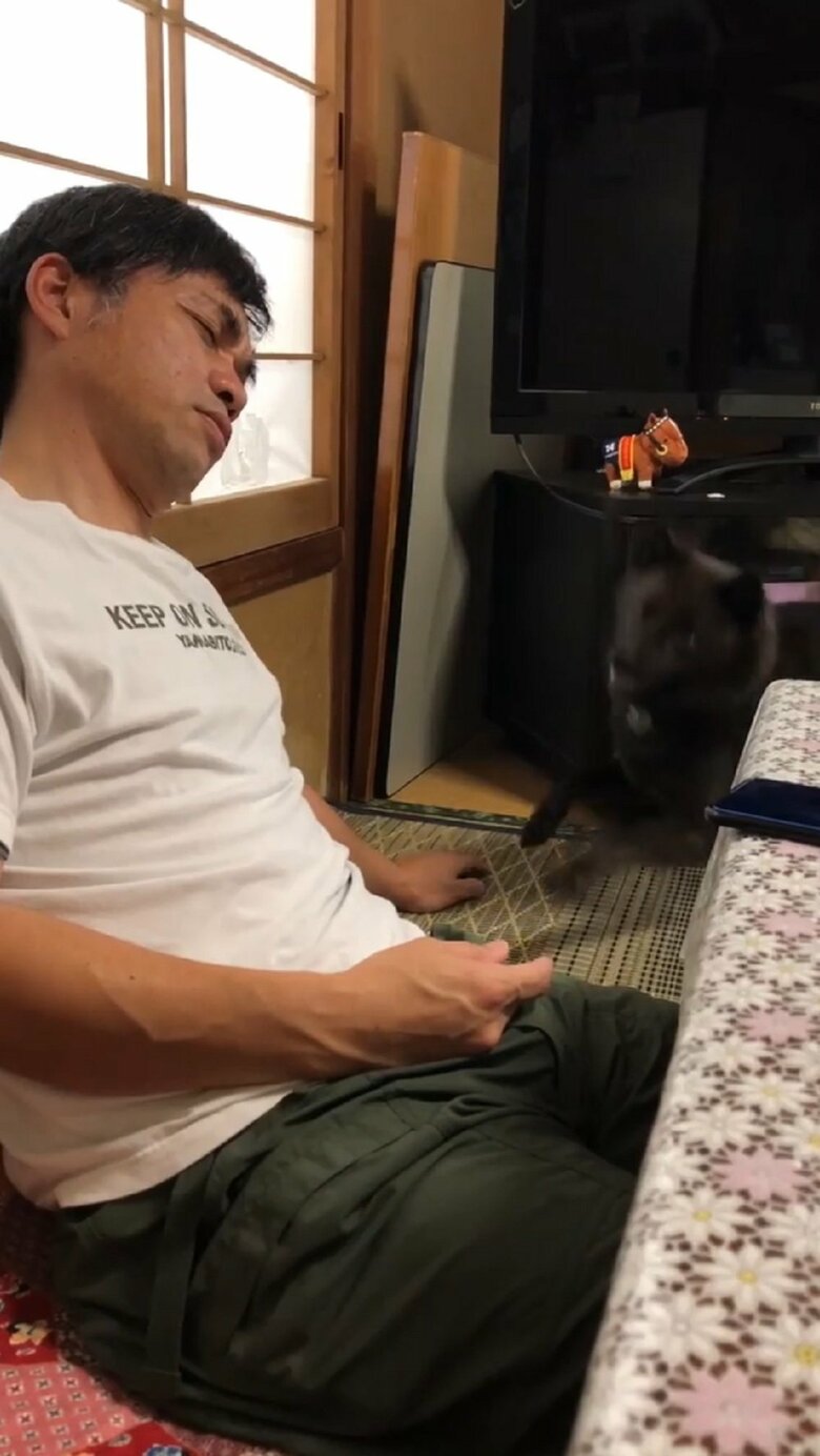 そして、勢いをつけて…