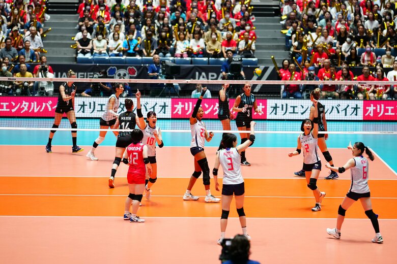 花マル100点のAパス～関菜々巳トス～古賀紗理那アタック（5）