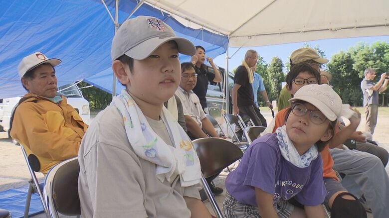 被爆四世の参列者