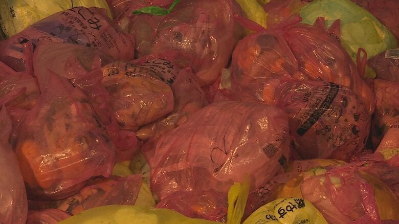 回収されたゴミ