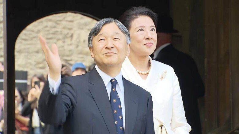 28日（日本時間29日）マートンカレッジを訪問された両陛下