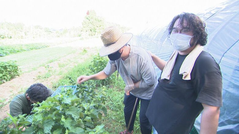 司さんと民宿を始めた田邊医師（右）
