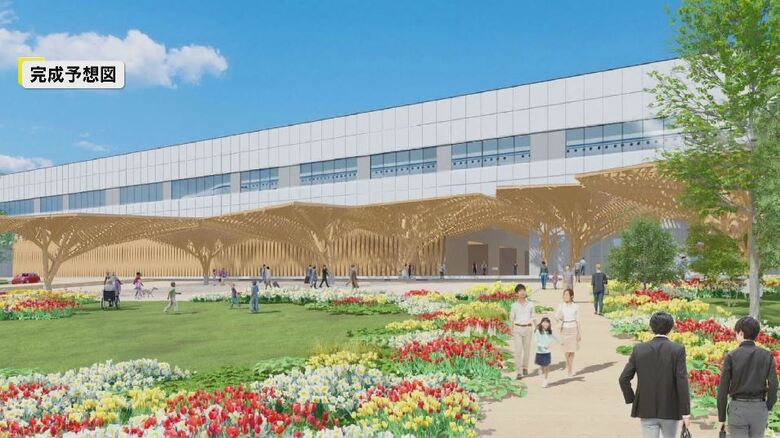 飯田市に県内唯一の駅ができる予定（完成予想図）