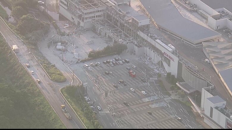 イオンモール熊本で爆発