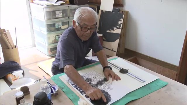 独学で版画を始める　会津地方の風景を中心に作品制作
