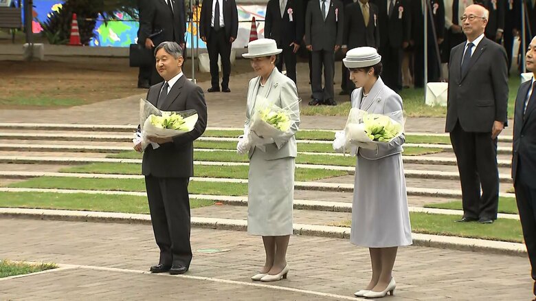 長崎の原爆落下中心地碑に献花　9月12日
