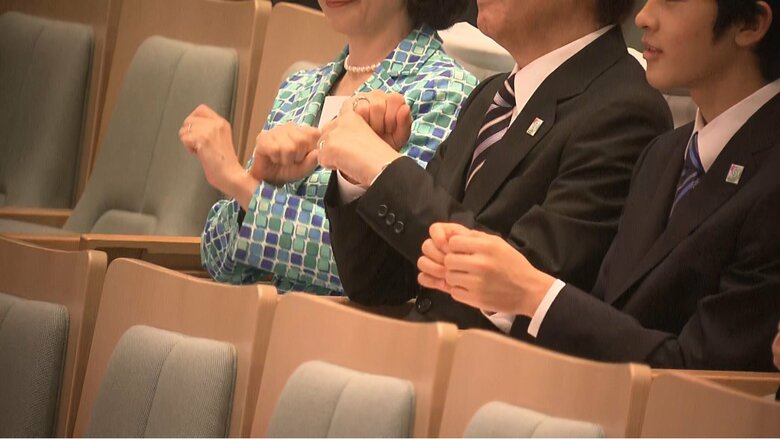 高校総合文化祭開会式　岐阜市　7月31日