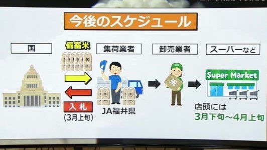 備蓄米流通の今後のスケジュール