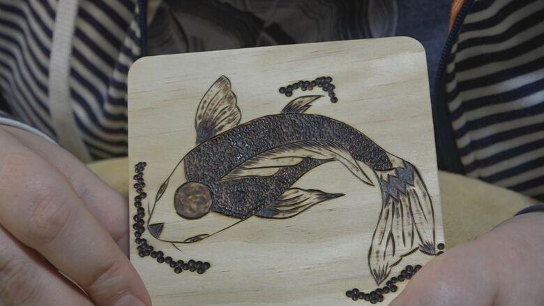 イリナさんが作ったコースター