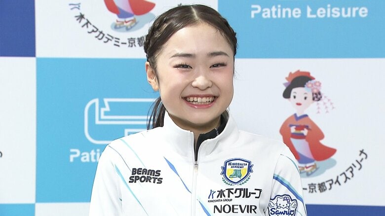 「最後のポーズは笑顔で終われるように」と話す島田