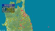 【地震】三陸沖を震源　青森で最大震度5強　岩手、宮城で震度5弱　北海道、秋田、山形、福島で震度4　長野県内は長野市などで震度2