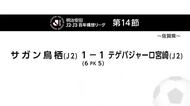 テゲバジャーロ宮崎　PKの末　サガン鳥栖に敗れる　連勝ストップ