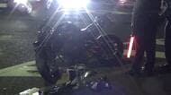 交差点でオートバイと乗用車が衝突　バイク男性（20）意識不明の重体　右折乗用車の注意不足か　広島