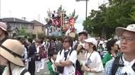 土崎港曳山まつり始まる　掛け声とおはやしで熱気広がり「戻り曳山」でクライマックス　秋田市