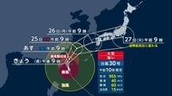 【週末の天気】大型で強い台風30号が接近中　前線活発化で西日本中心に大雨の可能性　関東は11月並の寒さ…服装選びに注意