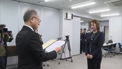 衆院選当選者に当選証書　島根1区自民の議席奪還の高階氏　2年ぶり国政復帰へ意気込み「期待に応えたい」