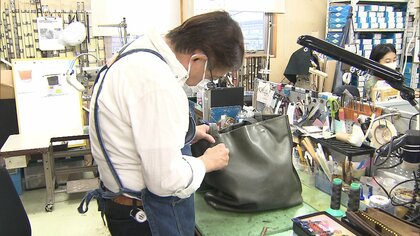 糸をひと目ずつ抜いて…熟練職人が輝きを取り戻す“一点物”のカバン 老舗ランドセルメーカーの挑戦