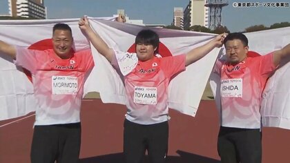 快挙！ハンマー投げで日本勢が表彰台を独占！　水泳のレジェンド茨隆太郎選手がデフ通算20個目のメダル獲得！