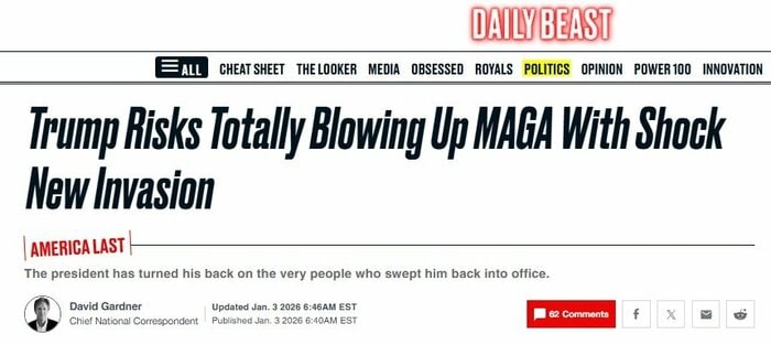 ザ・デイリー・ビースト（3日）