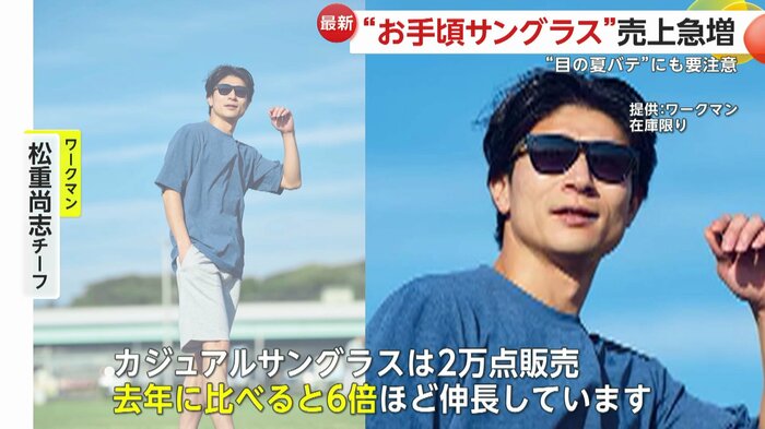 ワークマンの税込み980円のサングラスはほぼ完売だという