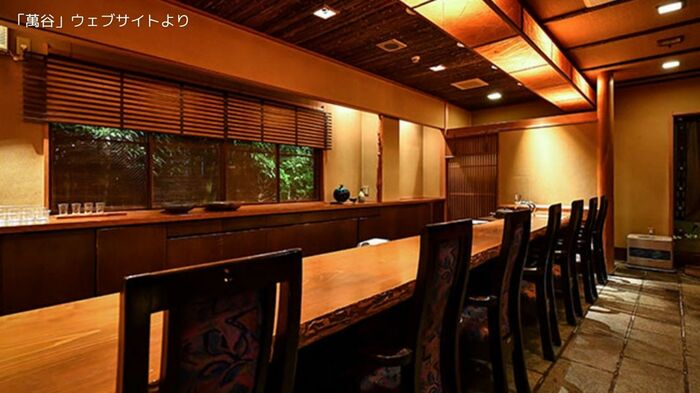 日本料理店「おりょうり京町 萬谷」ウェブサイトより
