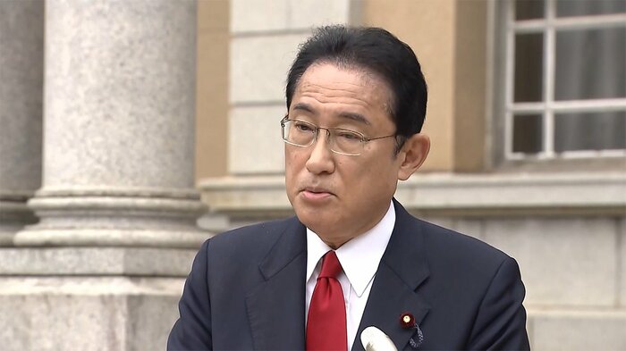 首脳会談に向けた意気込みを語った岸田首相(21日)