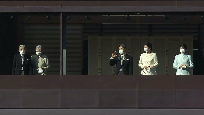 今年の新年一般参賀では、両陛下、上皇ご夫妻、愛子さまの”5ショット”が実現した。