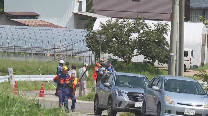 松川村で人身被害(9月5日)