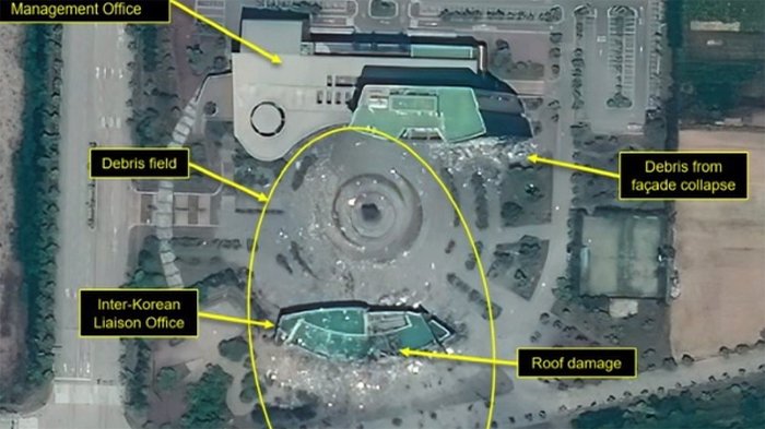 「制御された爆発でなかった」 米機関 衛星写真を分析