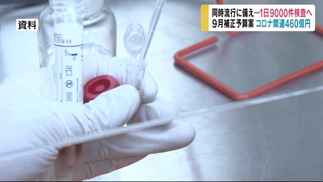 『1日9000件』検査へ インフルとの同時流行に備え… 9月補正予算案 コロナ関連460億円 長野