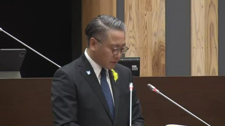 知事の政治資金めぐり「個人として道義的責任を」　給与1か月分減額の条例改正案を提出　【長崎】｜FNNプライムオンライン