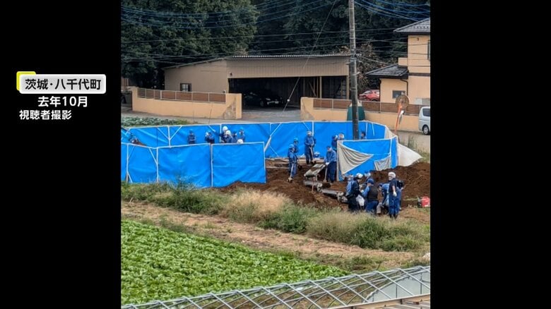 【何が】畑から女性の白骨遺体…無職の45歳長男を殺人容疑で逮捕　ペーパーナイフで首を複数回突き刺し殺害したか　逮捕前「自宅で自殺した」説明も　茨城・八千代町｜FNNプライムオンライン