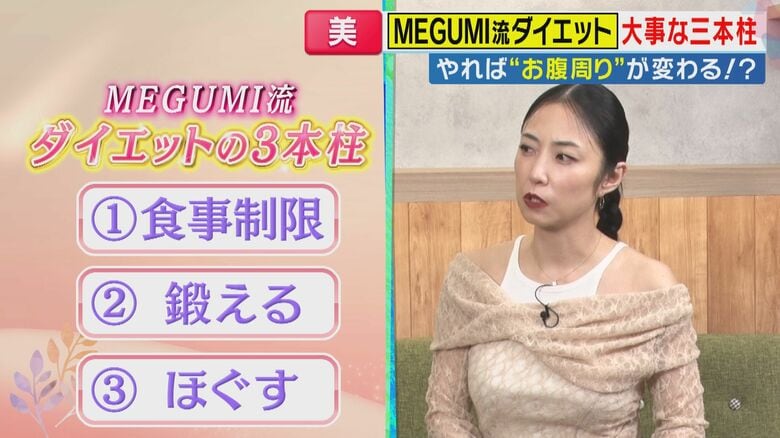 “お腹周り”が変わる3本柱