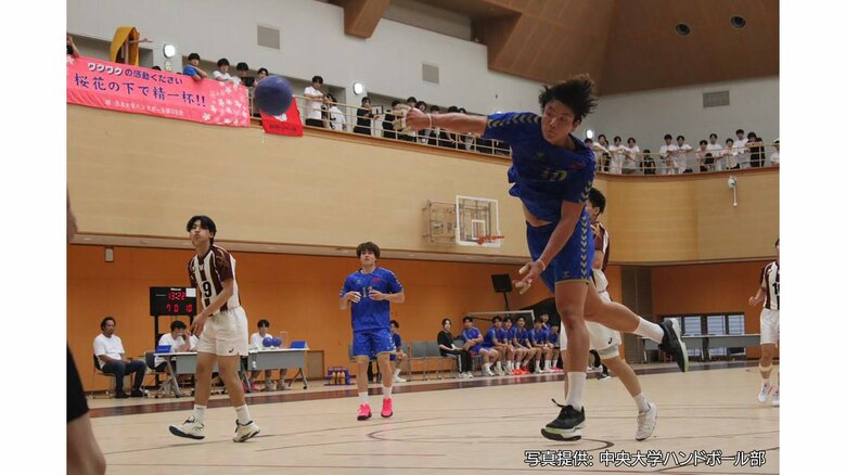 ​中央大学ハンドボール部・中島大智選手