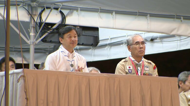 珠洲市で行われた日本スカウトジャンボリーにご出席　2018年