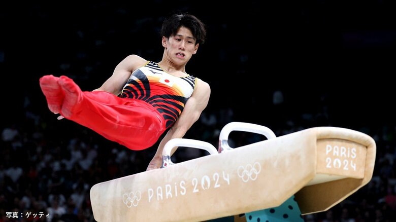 2種目目「あん馬」でまさかの落下をしてしまった橋本大輝選手（22）