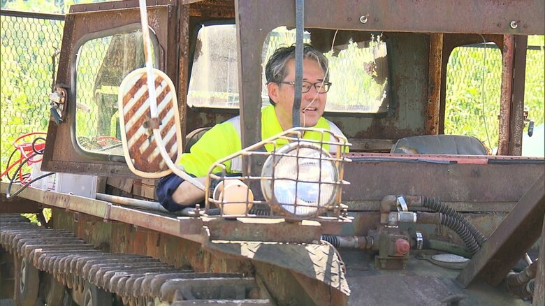 試運転する小林さん