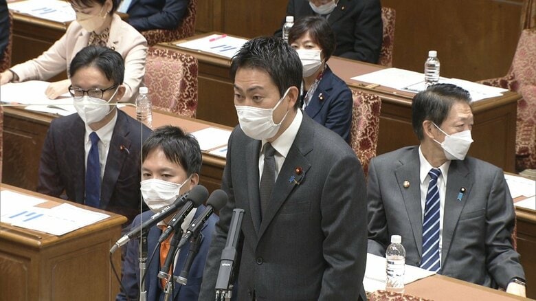 岸田首相への質問で「必要最小限を強調する必要はない」と主張した維新・青柳仁士議員（衆院予算委・11月29日）
