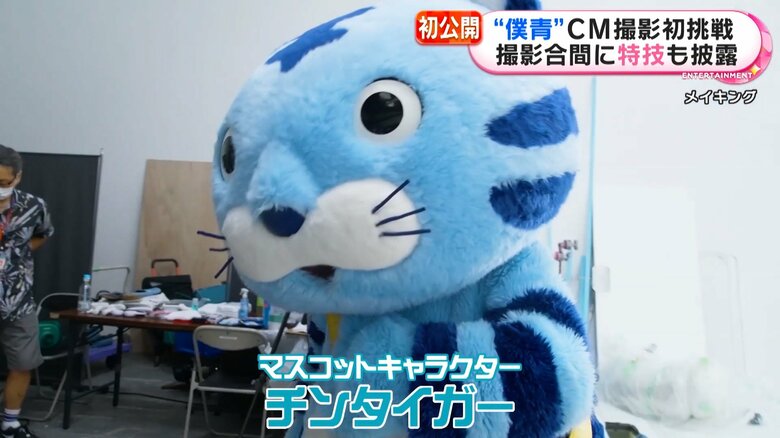 マスコットキャラクターの「チンタイガー」