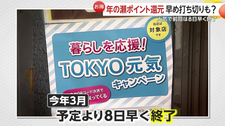 2024年3月に実施した際は、利用者が殺到し早々に予算額に達しため当初予定より8日早く終了した