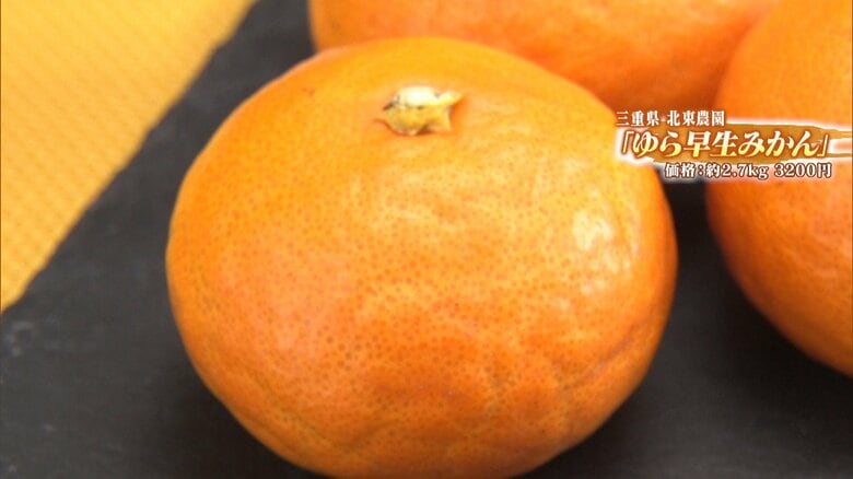 三重県 北東農園「ゆら早生みかん」約2.7キロ 3200円