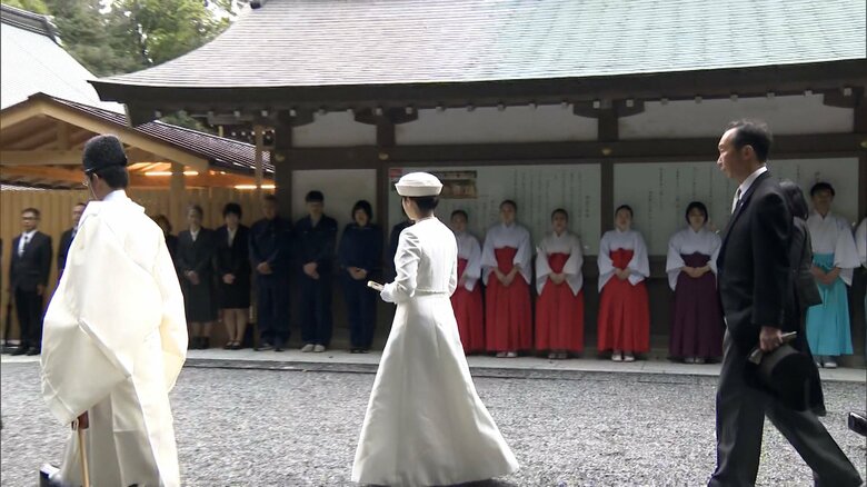 伊勢神宮の内宮を参拝された　3月26日