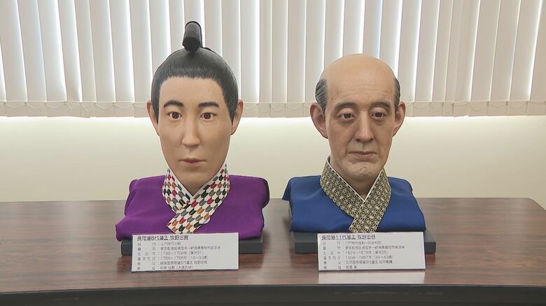 8代藩主 忠寛（左）／11代藩主 忠恭（右）