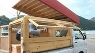 「非日常が味わえる」木材を使ったキャンピングカー コロナ禍の新しい生活スタイルにもピッタリ【岡山発】