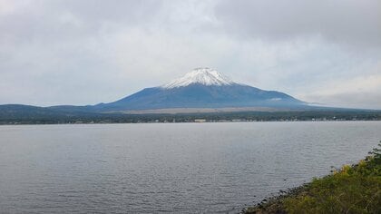【速報】富士山が初冠雪　平年より21日遅く