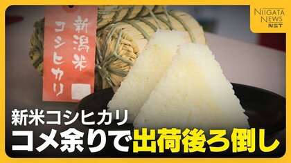 【新米コシ】品質良好も“コメ余り”で出荷後ろ倒しに「25年産がだいぶ過剰」　JAは新潟県へ“非主食用米への支援強化”要請「需要に応じた生産を」