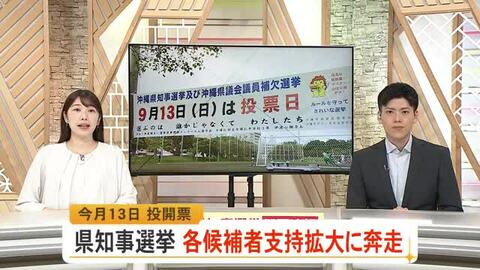 【知事選】三日攻防で各候補者支持拡大に奔走
