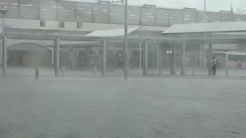 東京ディズニーリゾート周辺でも「動けない」の声…首都圏をゲリラ雷雨が直撃　15日まで不安定な天気続く予想