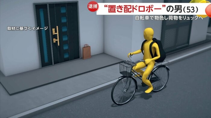 自転車で徘徊していたという田中容疑者