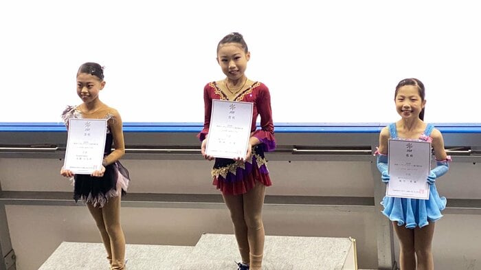 ノービスB女子表彰台(東京選手権)